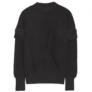 Tory Burch Baby Alpaca Fringe Sweater